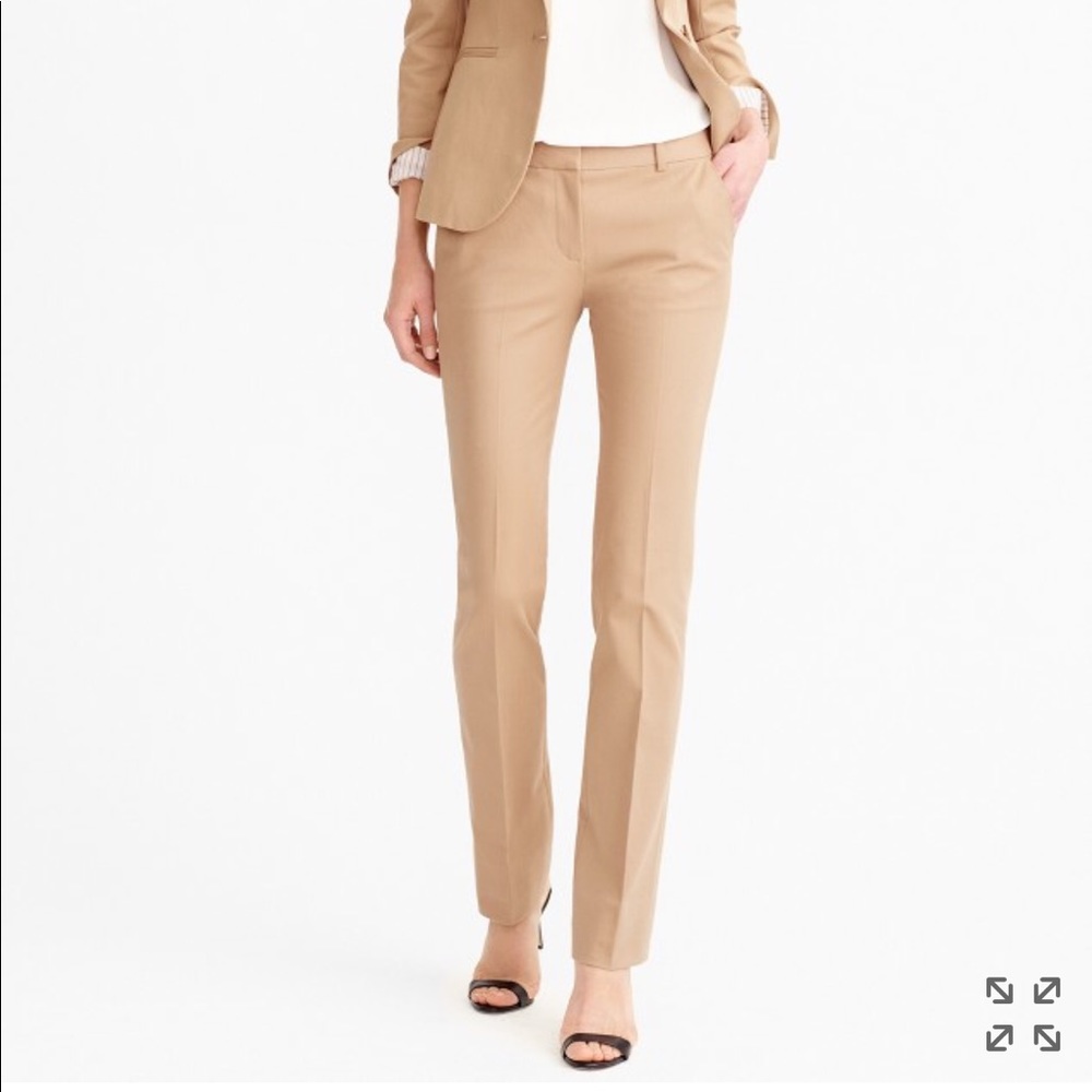 Two piece suit J.CREW stretch cotton CAMEL